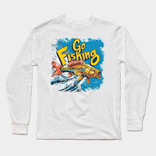 Fishing t-shirt Long Sleeve T-Shirt